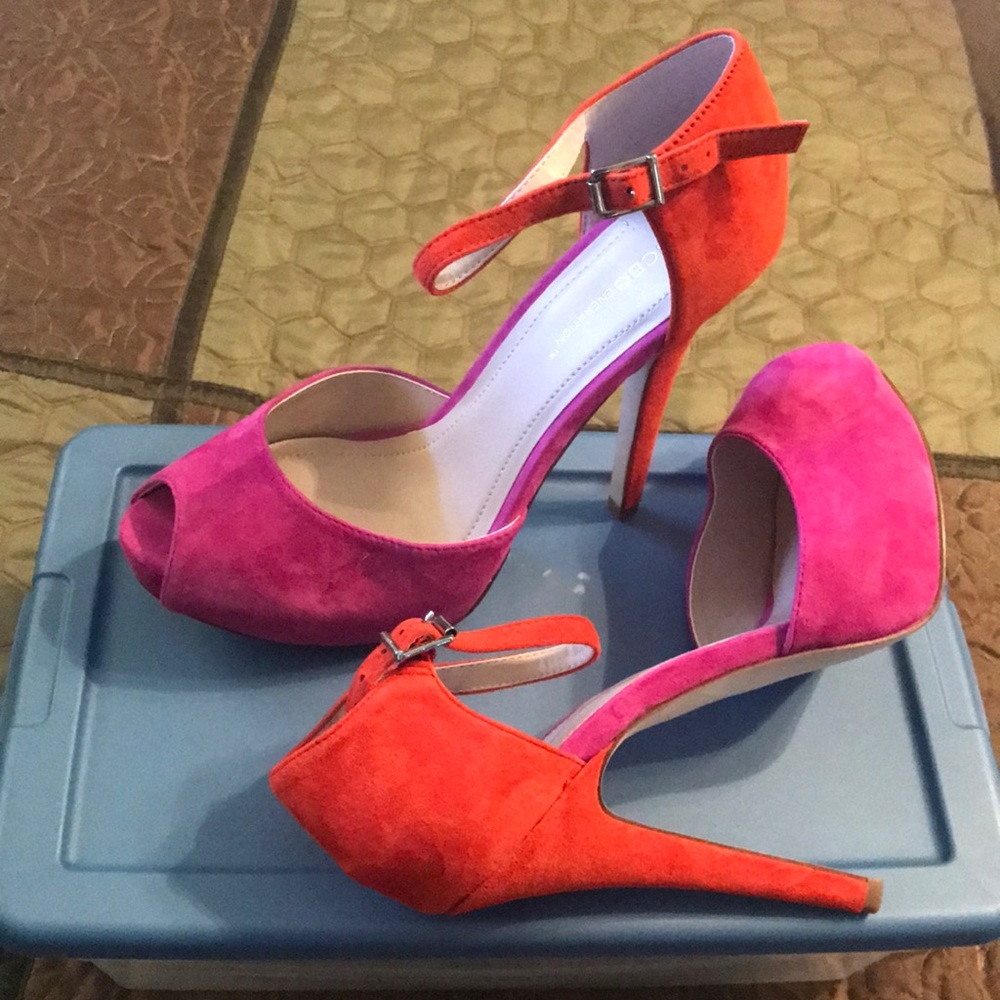 BCBG stilettos.